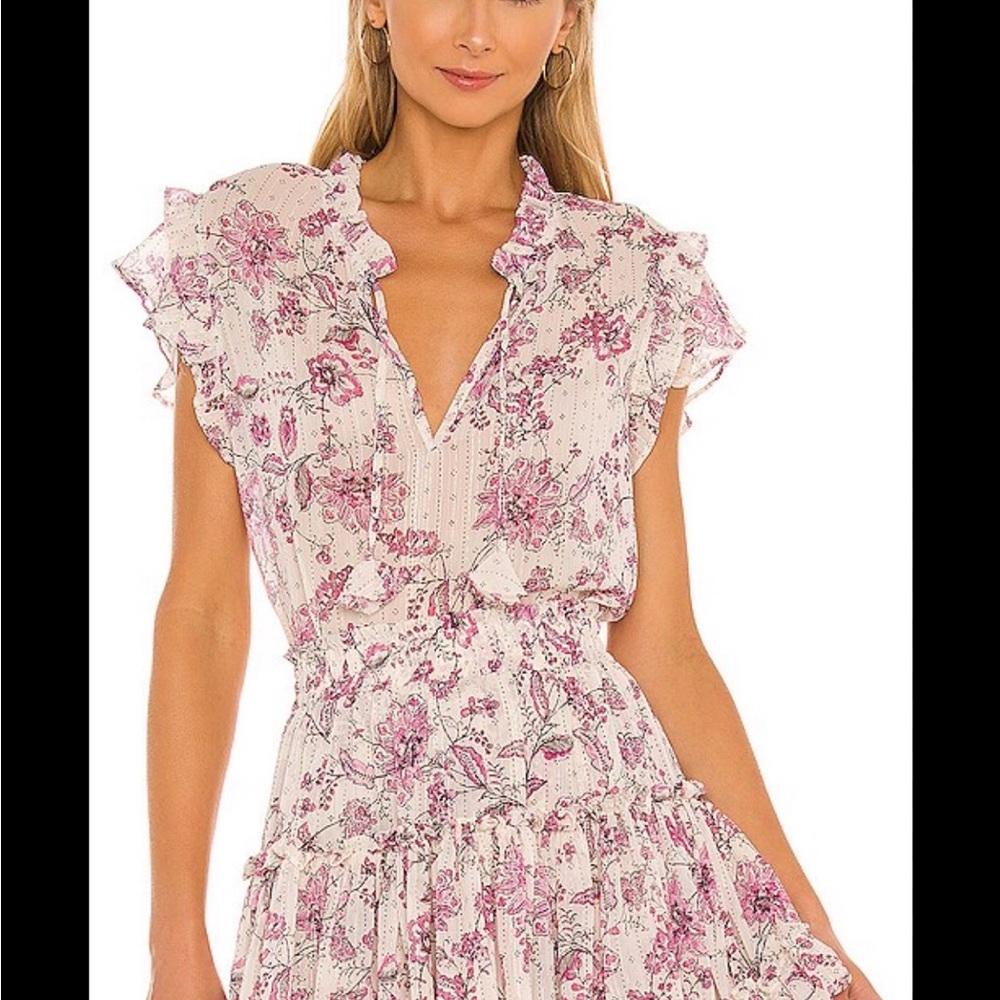 Women’s Misa shirt and skirt beautiful print size XS